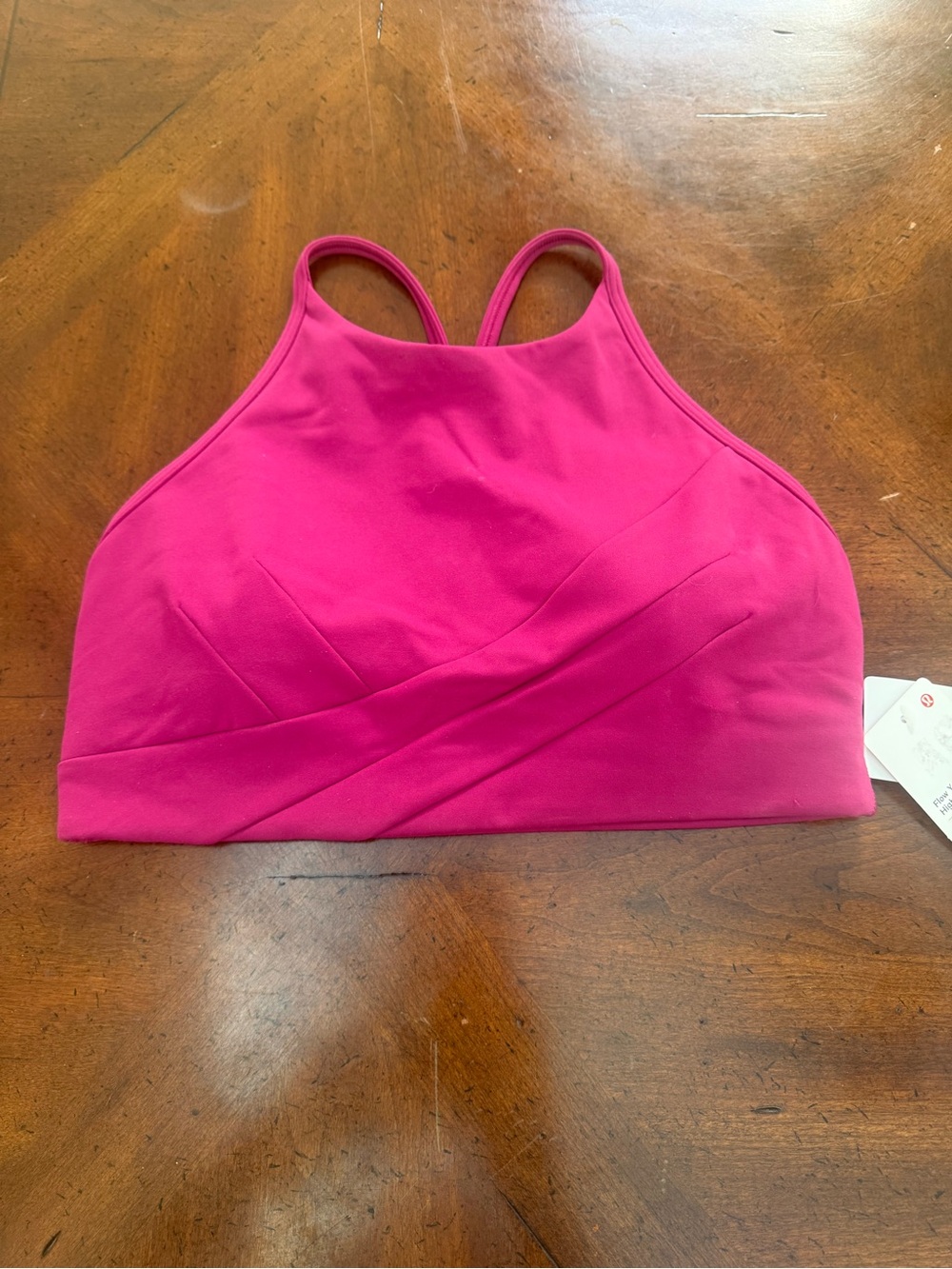 NWT NEW Lululemon Flow Y Wrap-Front High-Neck Bra Light Support, B/C Cup MGPR 6